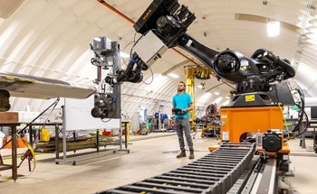Robots Tackle Laborious Tasks in Wind Blade Production