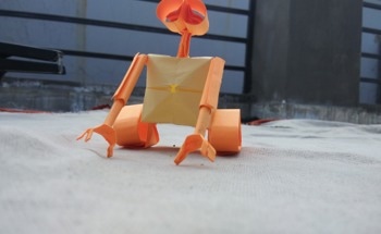 Joule Heating Enables Self-Folding Origami Robots