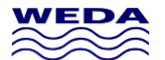 WEDA logo.