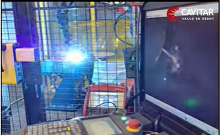 Yaskawa Robot Welding with Cavitar Welding Camera