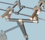 V-REP: Simulation of a Power Line Inspection Robot